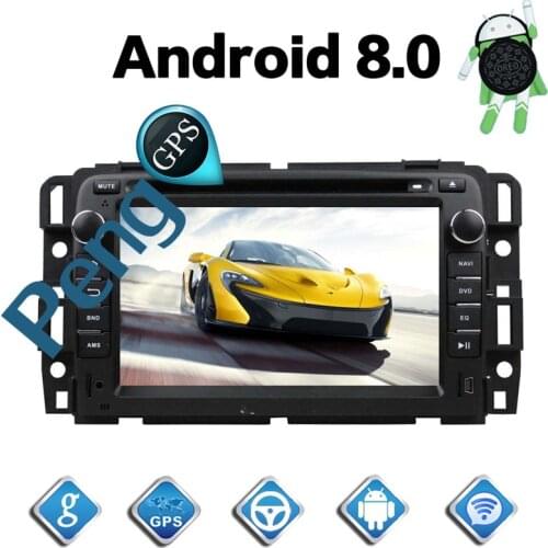 Android 8.0 Car CD DVD Player GPS Navigation for Jeep Grand Cherokee GMC Yukon Tahoe 2006-2012 IPS Screen 1080P Video Headunit