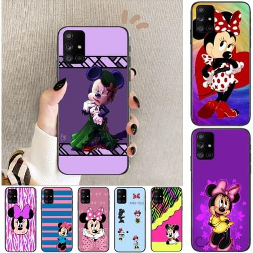 Apple style cartoon phone cover disney Phone Case Hull For Samsung Galaxy A50 A51 A71 A70 A52 A40 A30 A31 A80 A20E 5G S Black S