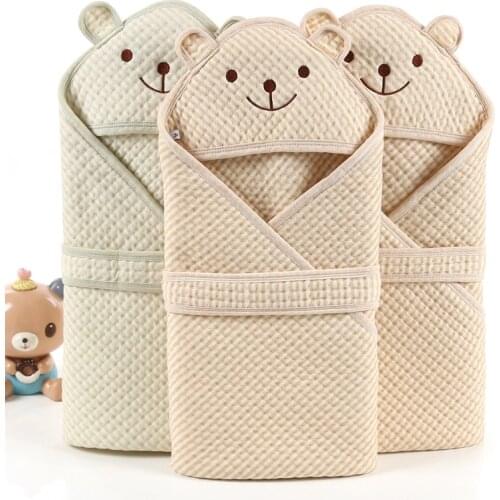 Cotton Baby Quilt Spring Autumn Newborn Cartoon Sleeping Bag Envelope Baby Wrap Blankets Cocoon for Baby Swaddle Sleep Sack