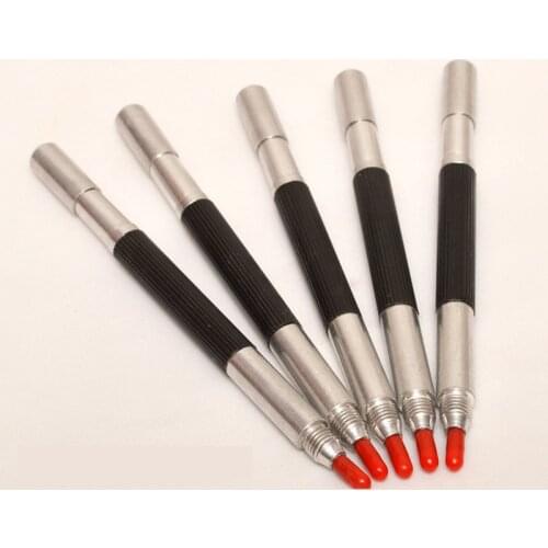 Double End Sharp Tungsten Steel Tip Scriber Clip Pen Ceramics Glass Shell Metal Construction Marking Tools