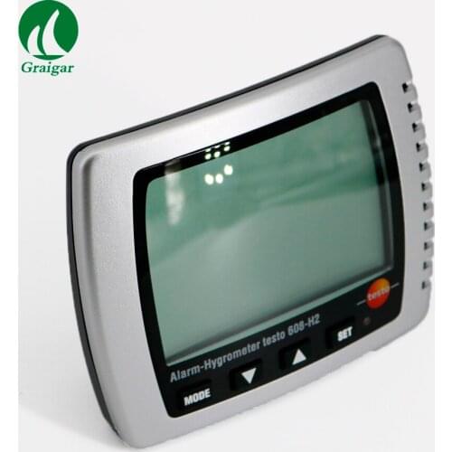 Testo 608-H2 Humidity Dewpoint Temp Hygrometer Dew Point Meter Alarm Hygrometer with LED alarm