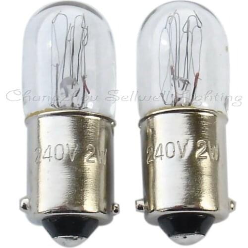 Good!miniature Lamp Light 240v 2w Ba9s T10x28 A127