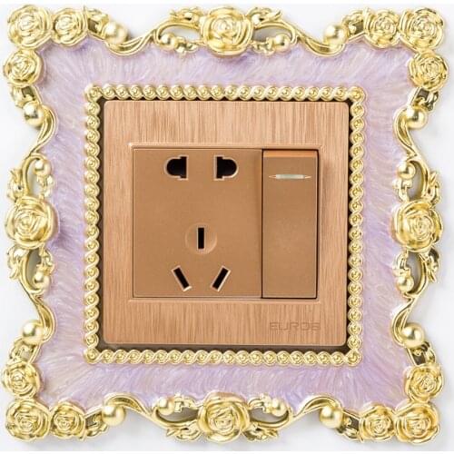 New 1PC Home Switch Cover Square Shape Switch Wall Light Socket Stickers Room Decoration Dropshipping Hot Selling