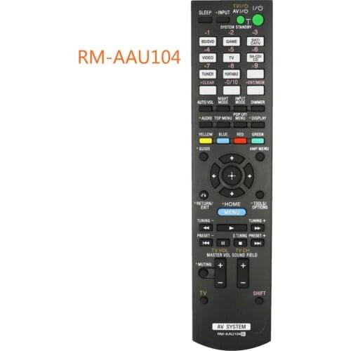 NEW RM-AAU104 For Sony Multi Channel AV Receiver AV System Remote Control STR-DH520 STR-DH520/CA Replacement
