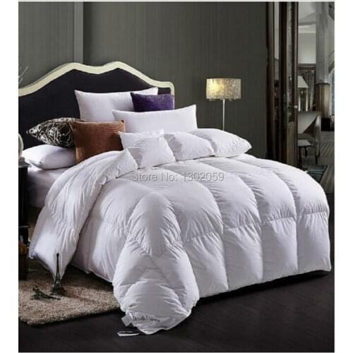 Queen King Full Twin Duck Down Blanket Comforter Doona Quilt--240GSM 95% European Duck Down Blanket Factory Shop