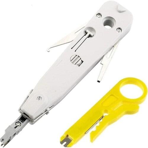 Professional Punch Down Tool,IDC RJ45 RJ11 Cat5e Cat6 Network Telecom Phone Cable Socket Impact Terminal Insertion Tools