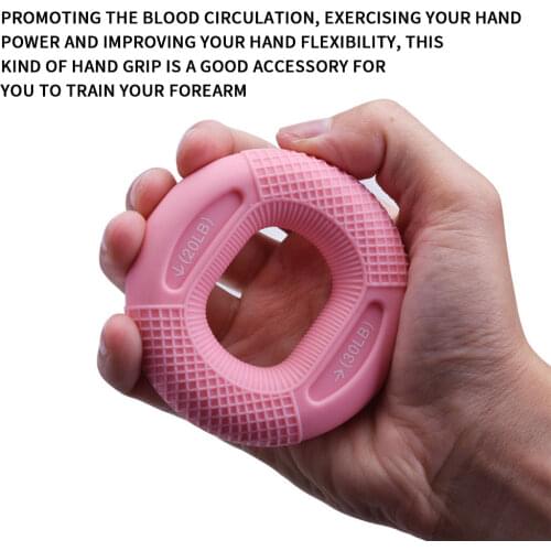 Adjustable Hand Grip 20-80LB Gripping Ring Finger Forearm Power Trainer Carpal Expander Muscle Workout Exercise Gym Fitness