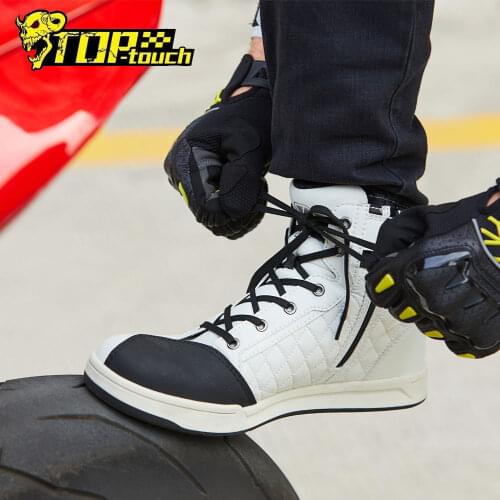 SCOYCO Botas Moto Breathable Motorcycle Boots Women Men Anti-Fall Motorcycle Boots For Casual Shoes Motocross Boots Four Seasons