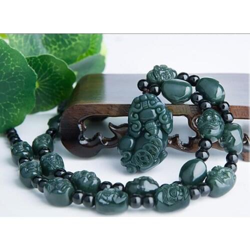 XinJiang Hetian Natural Jade Buddha pendant lucky Lever pendant Open Yun Amulet