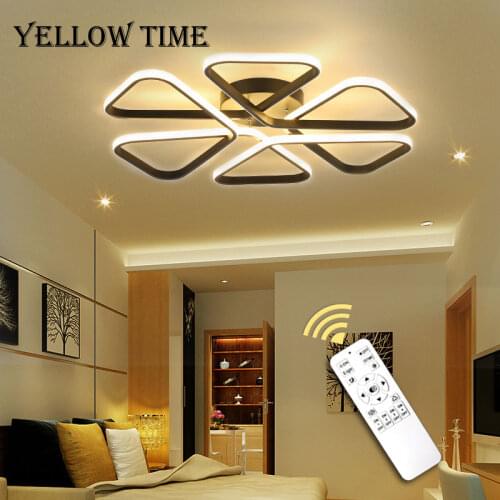 Modern LED Chandelier Lustres For Living room Dining room Bedroom Home Lighting Fixtures Black&White Ceiling Chandelier Lighting