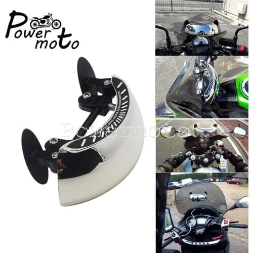 Universal Blind Spot Mirrors Motorbike 180+ Wide Angle Rearview Mirrors Safety Auxiliary Rear View Mirror For BMW Touring Versys