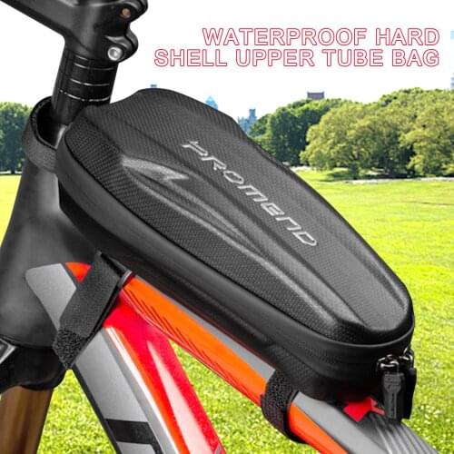 Bicycle Waterproof Bag PU EVA Leather Head Tube Bag Hard Shell Storage Mountain Bike Riding Bag