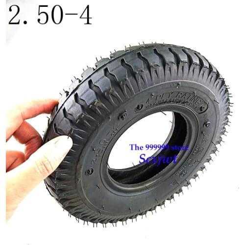 High Quality 2.50-4 Tire and Inner Tire Fits Motorcycle Tyre Gas Electric Scooter Bike Tire and Scooter Wheelchair Wheel