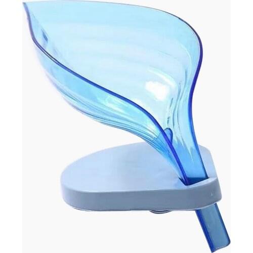 Leaf Shape Soap Box Bathroom Soap Holder Case Draining Dish Storage Plate Tray Creative Bathroom Accessories Supplies