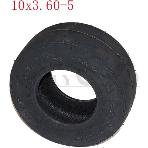 10x3.60-5 Tubeless Tyre 10*3.60-5 Go Kart Vacuum Tire Front Wheel Tire Accessories