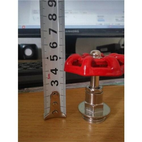 2pcs Valve Retro Cast Iron Pipe Accessory industrial Style Valve For Clothes Bag Hanger Wall Hook Valva for DN15 Pipe