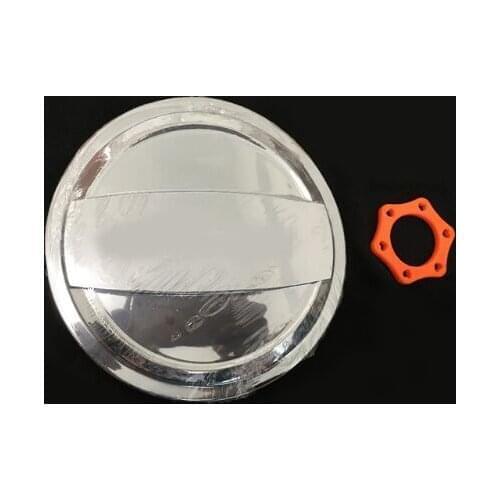 2017 for Mitsubishi L200 accessories fuel tank cap cover trim for Mitsubishi l200 triton 2015 2016 pickup l200 plate fuel covers