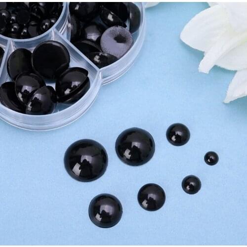 226Pcs 6mm/8mm/10mm/12mm/14mm/16mm/18mm DIY Doll Puppet Plastic Eyes Safety Craft For Handmade Teddy Bear Children Kids Toy BX0D