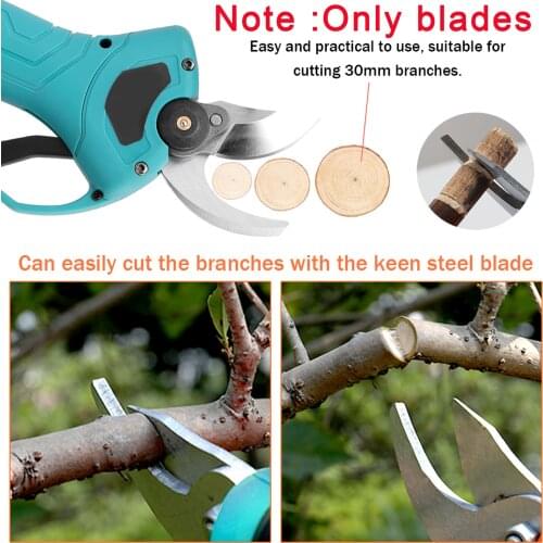 Cordless Pruner Cutting -Blade 30mm Electric Pruning Shear Accessory Fruit Tree Bonsai Pruning Branches Landscaping Tool