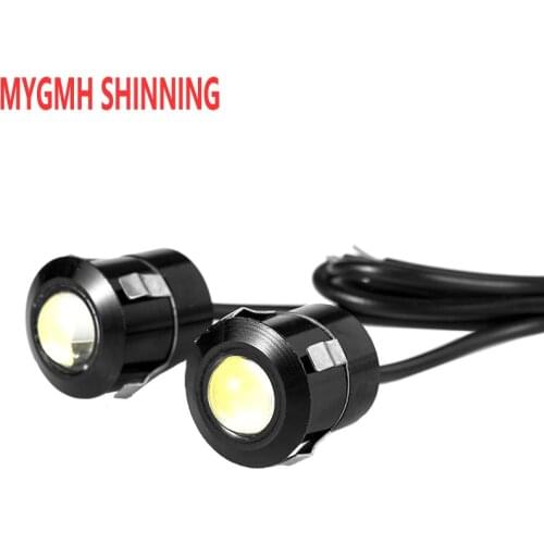 10Pcs 5W Car LED DRL Eagle Eye Daytime Runing Light Motorcycle Driving Reversing Signal Light Fog Lamp White Light