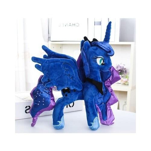 Unicorn Princess Luna Nightmare Night Plush Horse Action Toy Figures 12" 30CM