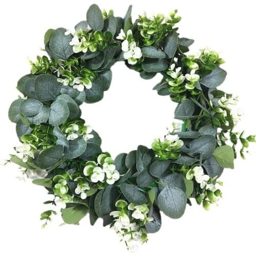 Imitation Plastic Garland Door Decoration Eucalyptus Leaf Eucalyptus Lysimachia Wall Hanging Environmental Protection