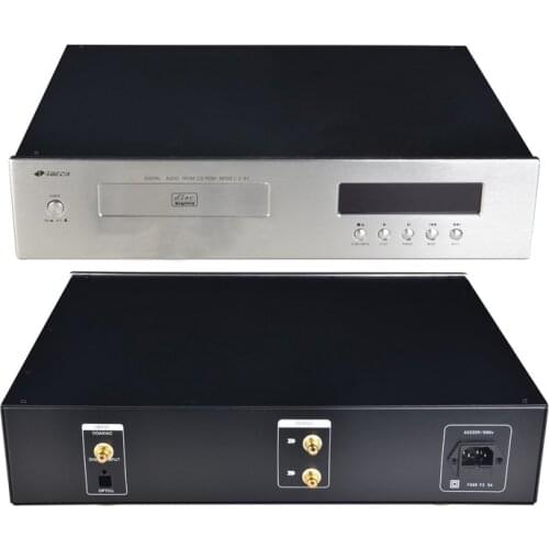 KYYSLB 430*90*340mm S-911 CD-ROM Amplifier Chassis Box House DIY Enclosure with Screws Button Feet Amplifier Case Shell