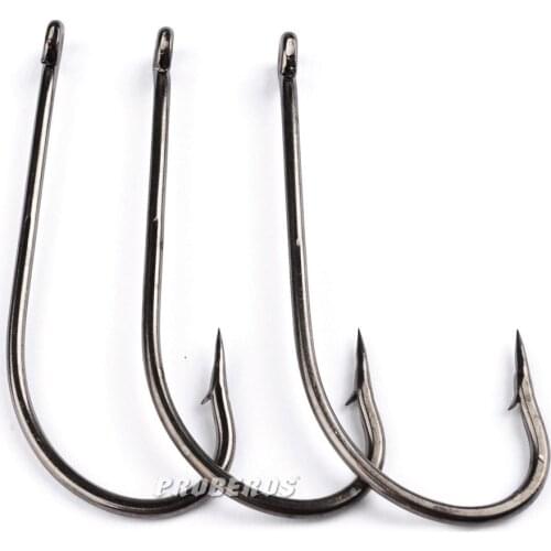 10pcs/lot High Carbon Steel barbed Hook Fishing Hooks with Soft Worm Fishhooks Lure WormS Pond fishing accessorires