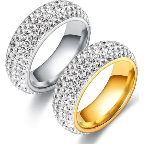 MAGIC ZONE Rings With Cubic Zirkonia For Women