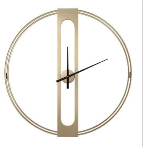 Nordic Metal Wall Clocks Retro Iron Round Face Large Outdoor Garden Clock Home Decoration Wall Clock Modern Design reloj pared