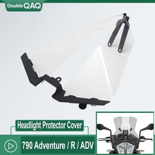 NEW 790 Adventure / R / ADV 790 Adventure Acrylic Motorcycle Accessories Headlight Protector Cover