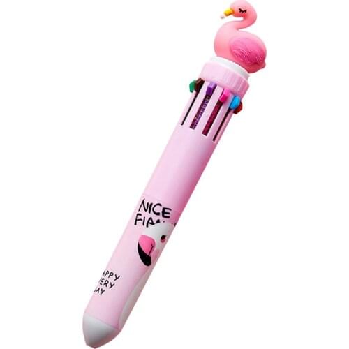 Practical Ballpoint Pen Small Fresh durable Colorful Pen Student Marker Pen Multi-function portable Pen