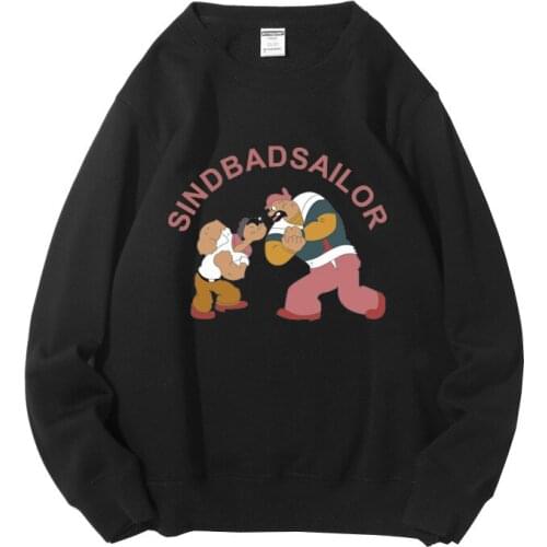 Cartoon printed Warm Fleece Hoodies Men Sweatshirts New Autumn Winter Black Color Hip Hop Streetwear Hoody Mans Clothing M-3XL