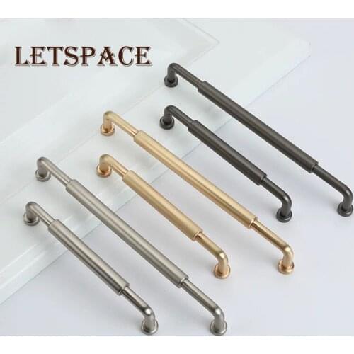 Free shipping 5pcs Simple cabinet door handles wardrobe drawer pulls black furniture High-top wine cabinet handles Hardware knob