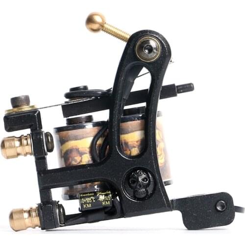 2019 Tattoo Machine For Liner Shader Wire Cutting 10 Wrap Coils Tattoo Gun For Liner Shader Professional Makeup Body Artist