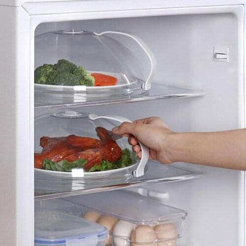 Professional Microwave Food Anti-Sputtering Cover With Handle Heat Resistant Lid for Microwave Food kitchen miracle lids