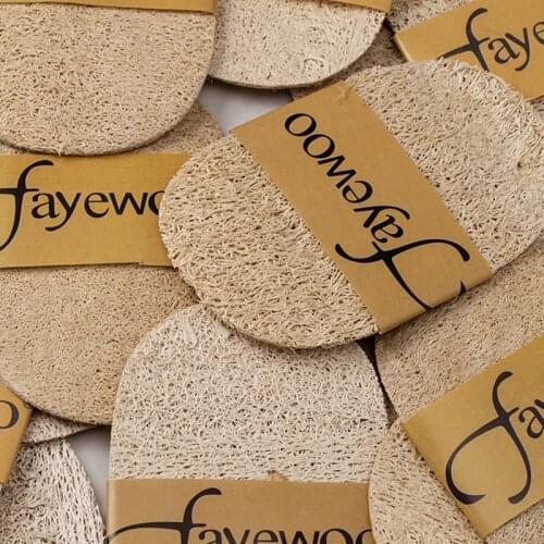 5pcs/Lot Natural Loofah Dishwashing Cloth Scrub Pad Dish Bowl Pot Scrubber Sponge Rag Kitchen Cleaning Brushes Towel Scrub Pad