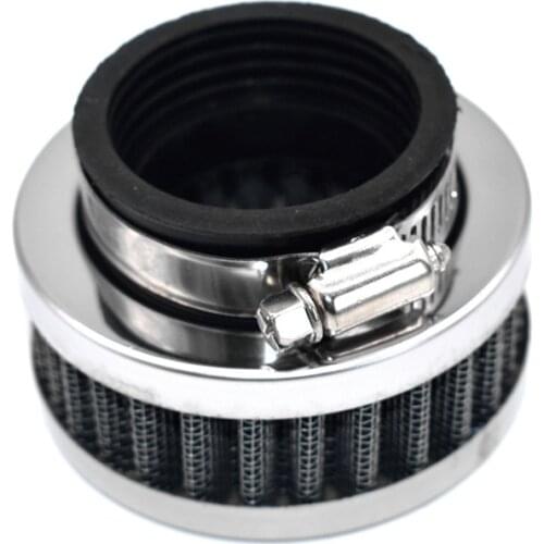 35/38/42/45mm Air Filter Cleaner Motorcycle Pit Bike Stainless Steel Air Cleaner Intake Filter for Honda/Kawasaki/Yamaha Moto