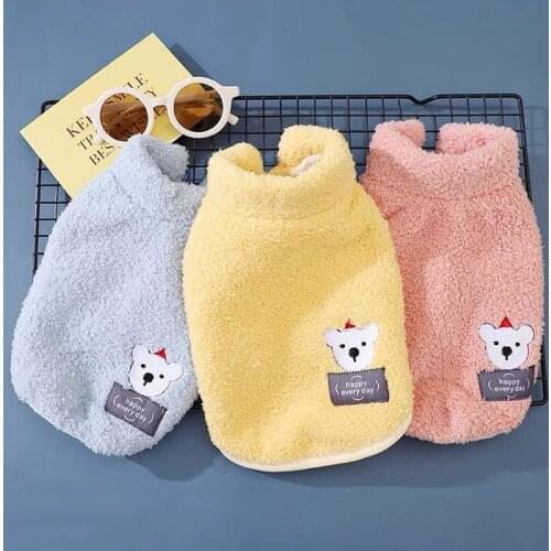 Winter Fleece Dog Clothes For Dogs Pets Clothing Soft Dog Coat Jacket Puppy Pet Clothing For Dogs Vest Costume Chihuahua Yorkie