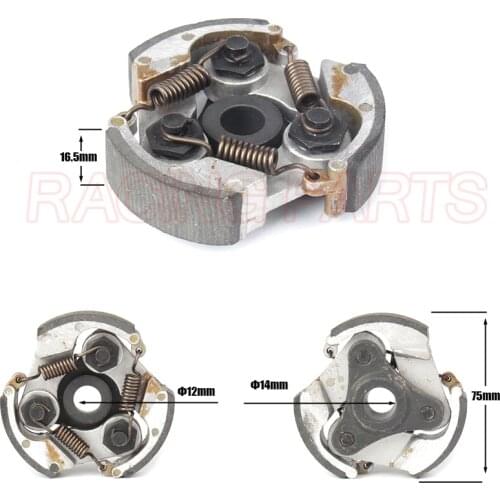 2 Stroke 47cc 49cc Minimoto Centrifugal Clutch alloy Mini Moto Dirt Bike Atv Quad 3 Shoe Spring
