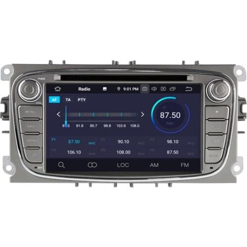 7" Android 10.0 OS Car DVD Multimedia GPS Radio System Player for Ford Mondeo 2007-2013 & Focus 2008-2011 & Galaxy 2011-2012