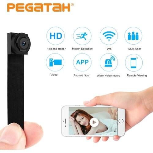 New 1080P Mini Wifi Wireless Camera HD P2P 128G TF Card slot video Sound Recording Motion Detection Security Camera 3.6mm lens