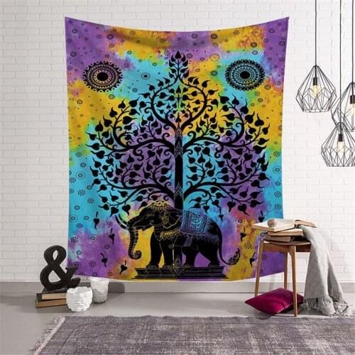 Chakra Bohemian Tapestry Wall Hanging Wall Tapestry Blanket Decoration For Home Wall Fabric