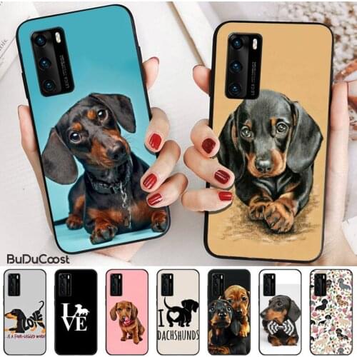 Chenel German Dachshund Phone Case Cover for Huawei P20 P30 P20Pro P20Lite P30Lite Psmart P10 P40