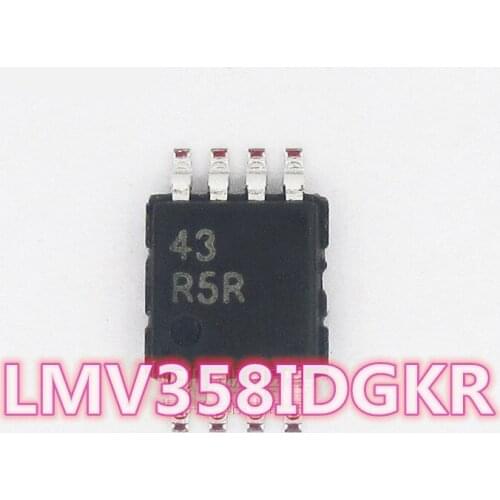 Good quality LMV358IDGKR LMV358IDGK LMV358 R5R VSSOP8 amplifier IC chip Free shipping
