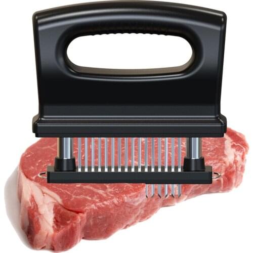 Meat Tenderizer Ultra Sharp Needle Stainless Steel Blades Kitchen Tool for Steak Pork Beef Fish Tenderness Cookware