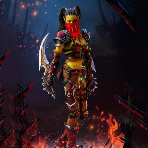 Collectible War Story WS008 1/6 Scale Female Orc Assassin Full Set Action Figure Model for Fans Holiday Gifts In Stock