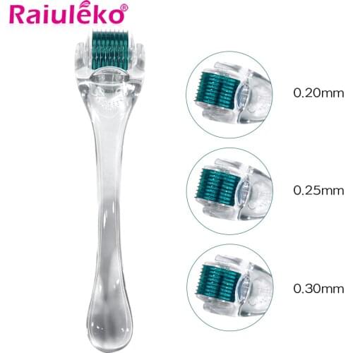 DRS 540 Micro Needle Roller Titanium Dermaroller Microniddle Roller For Face 0.2/0.25/0.3mm Mesoroller For Hair Regrowth HOT