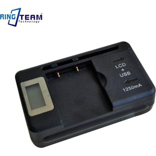 LCD Screen Multi-function Charger with USB Outlet Charge for Nokian Sumsung SONY Canon Pana Fits 3.2-5.5CM 3.7V Batteries