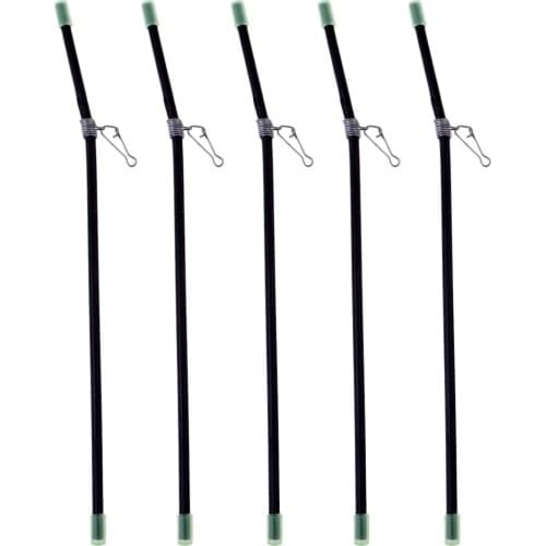 Pack of 5 PCS Anti-Tangle Feeder Leger Booms with Snap Link 15/20/22cm Fishing Tools